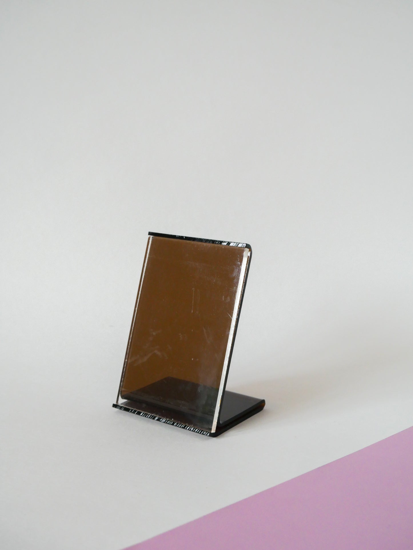 Cadre photo en plexi fumé, Design, 1970