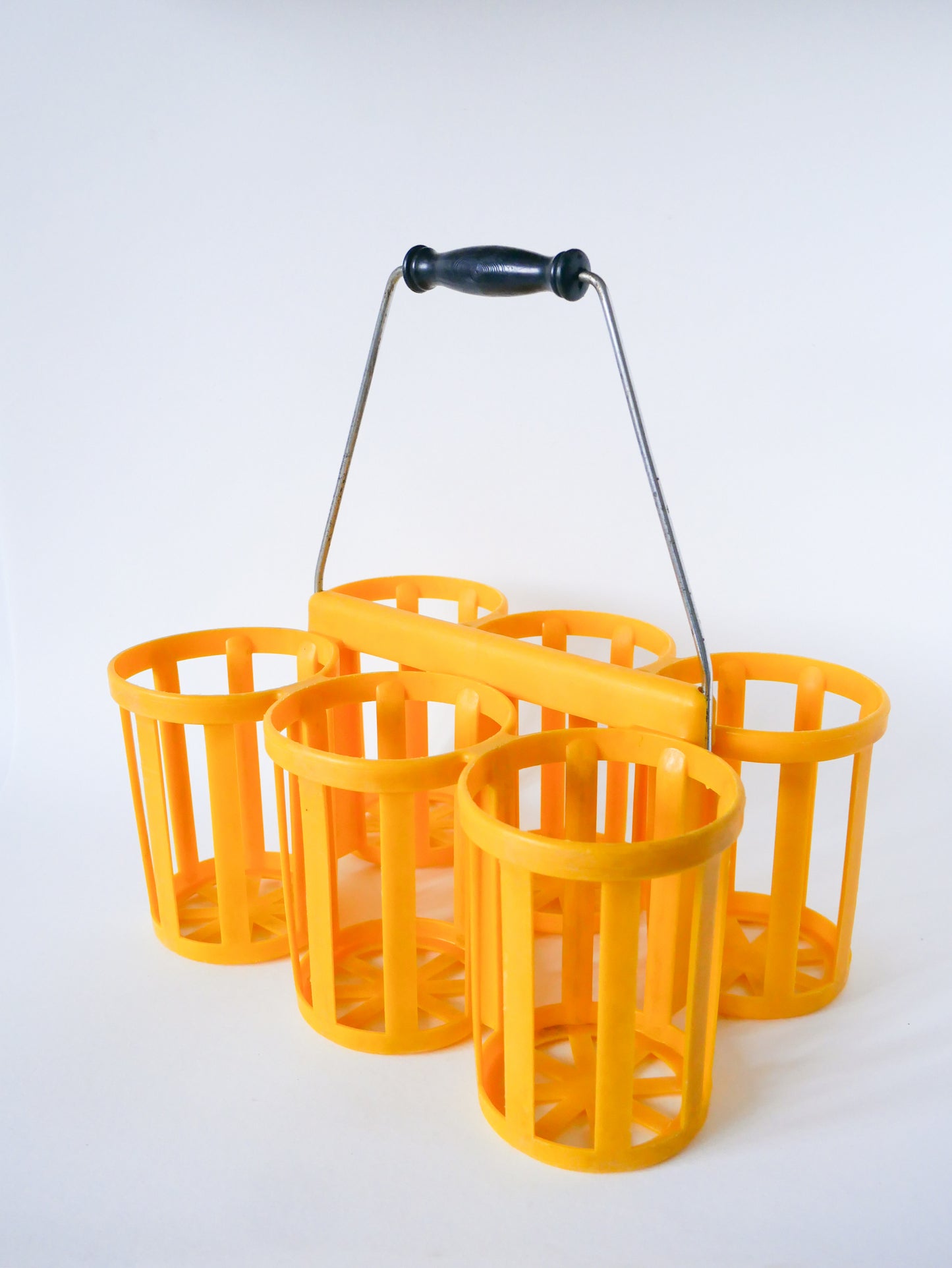 Porte-bouteille en plastique Jaune, 1970