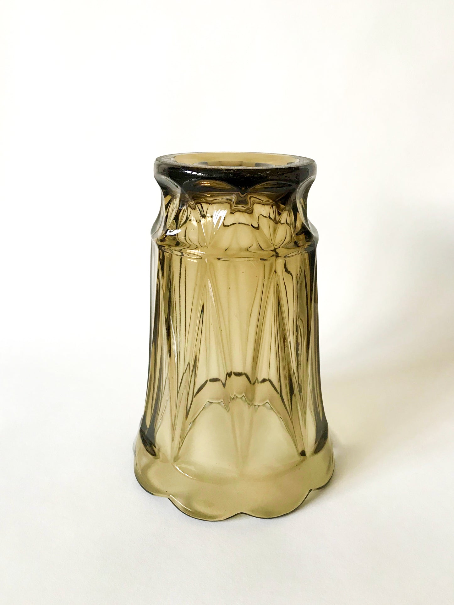 Grand vase en verre fumé, 1970