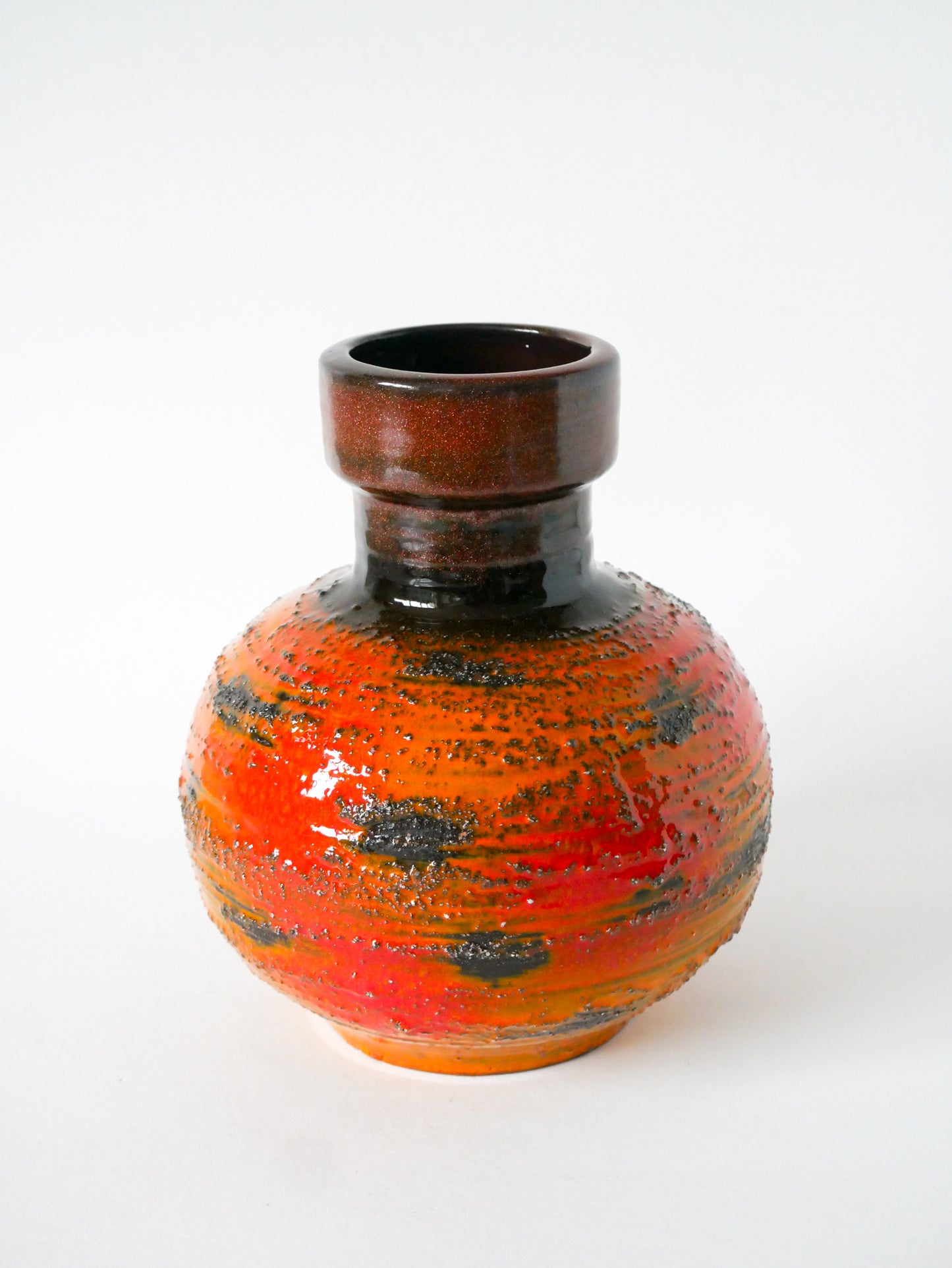 Grand vase en céramique, Fat Lava, Made in Germany, 1970