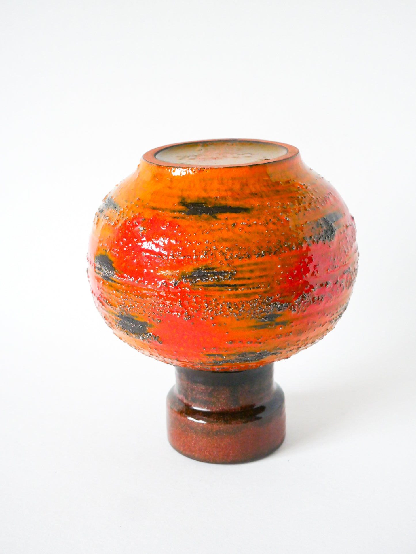 Grand vase en céramique, Fat Lava, Made in Germany, 1970