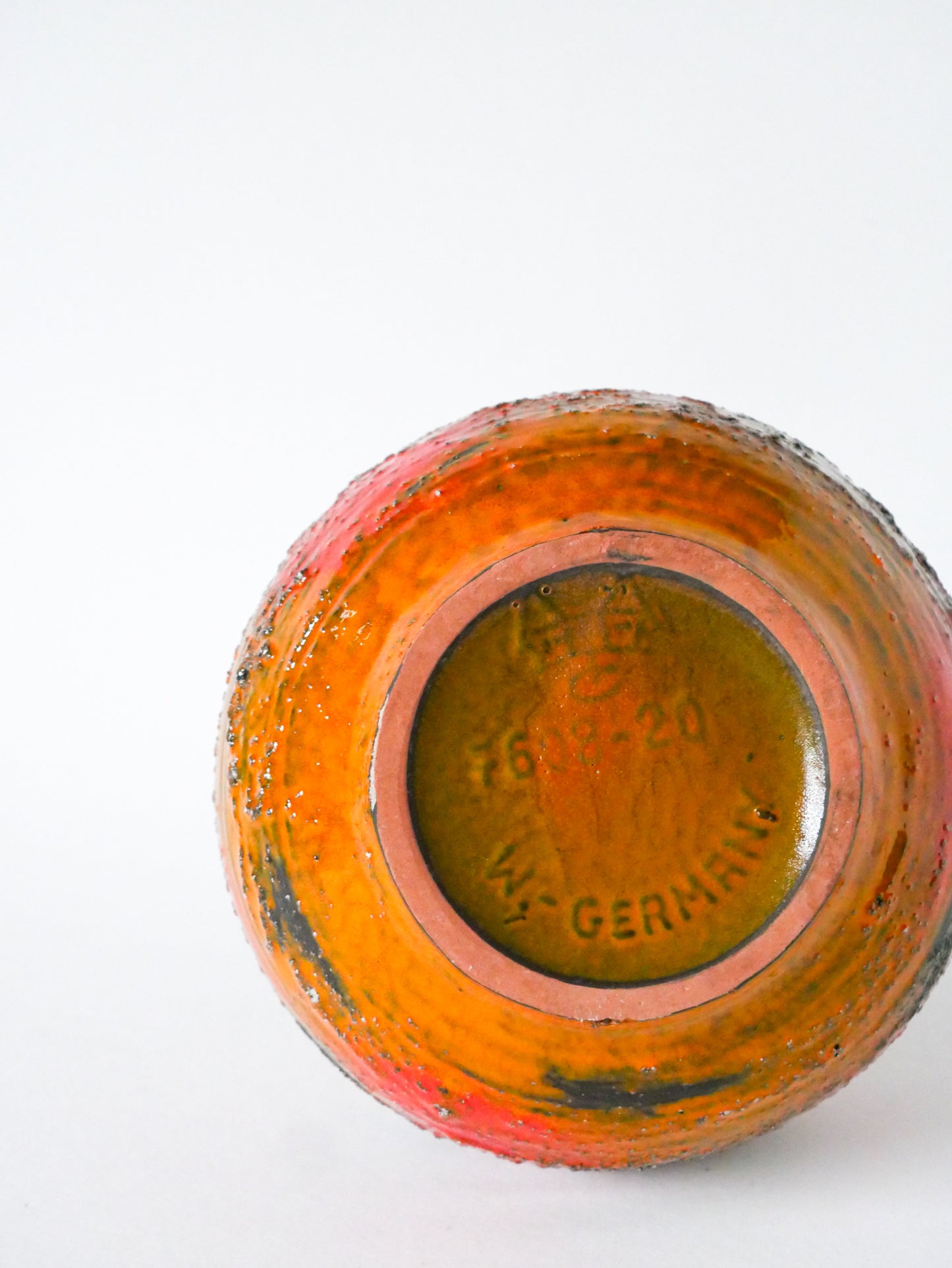 Grand vase en céramique, Fat Lava, Made in Germany, 1970