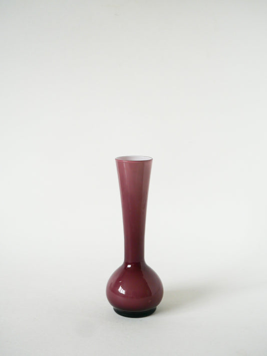 Petit vase en opaline, Violet, 1960