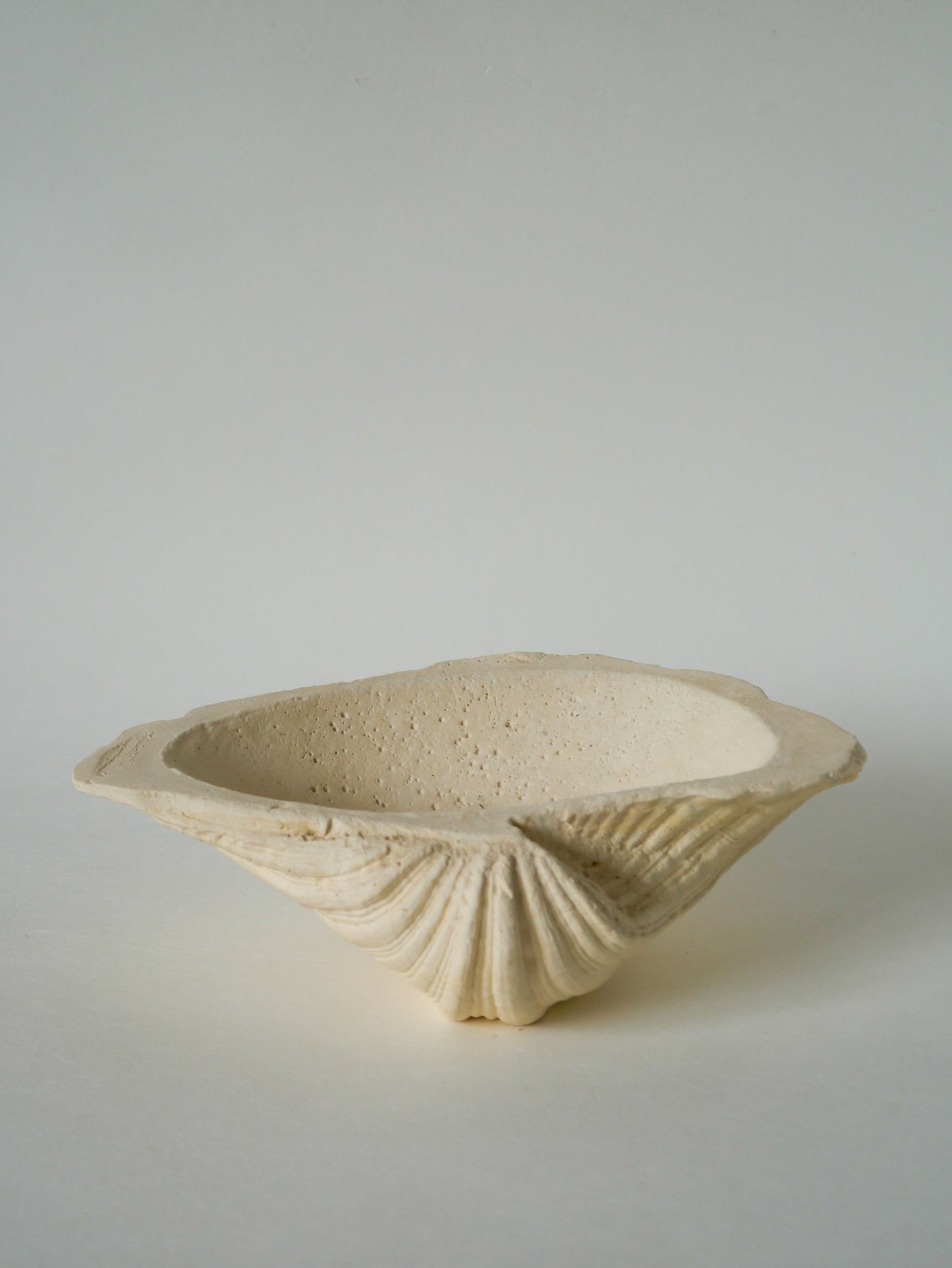 Vide-poche coquillage en plâtre, Design, 1970