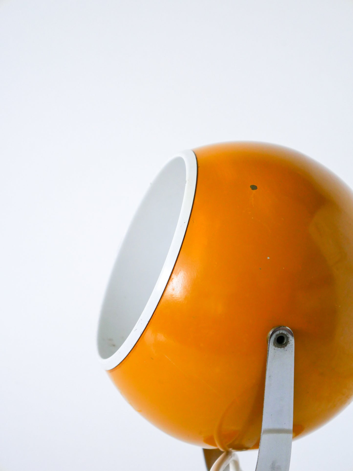 Lampe à poser Eye Ball jaune Jaune Moutarde, Design Space Age, 1970