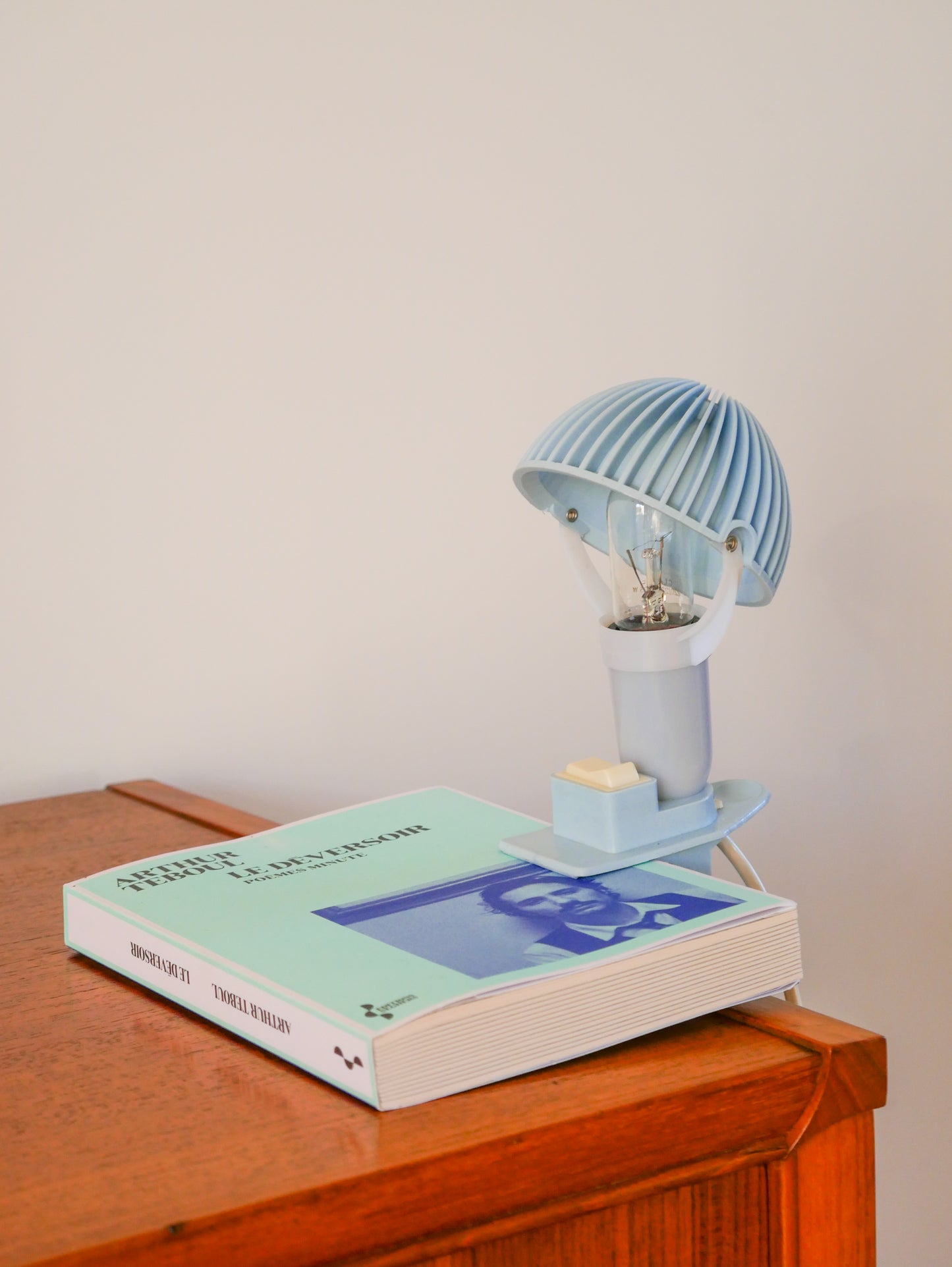 Lampe à clipser Salam, Baby Blue, 1970