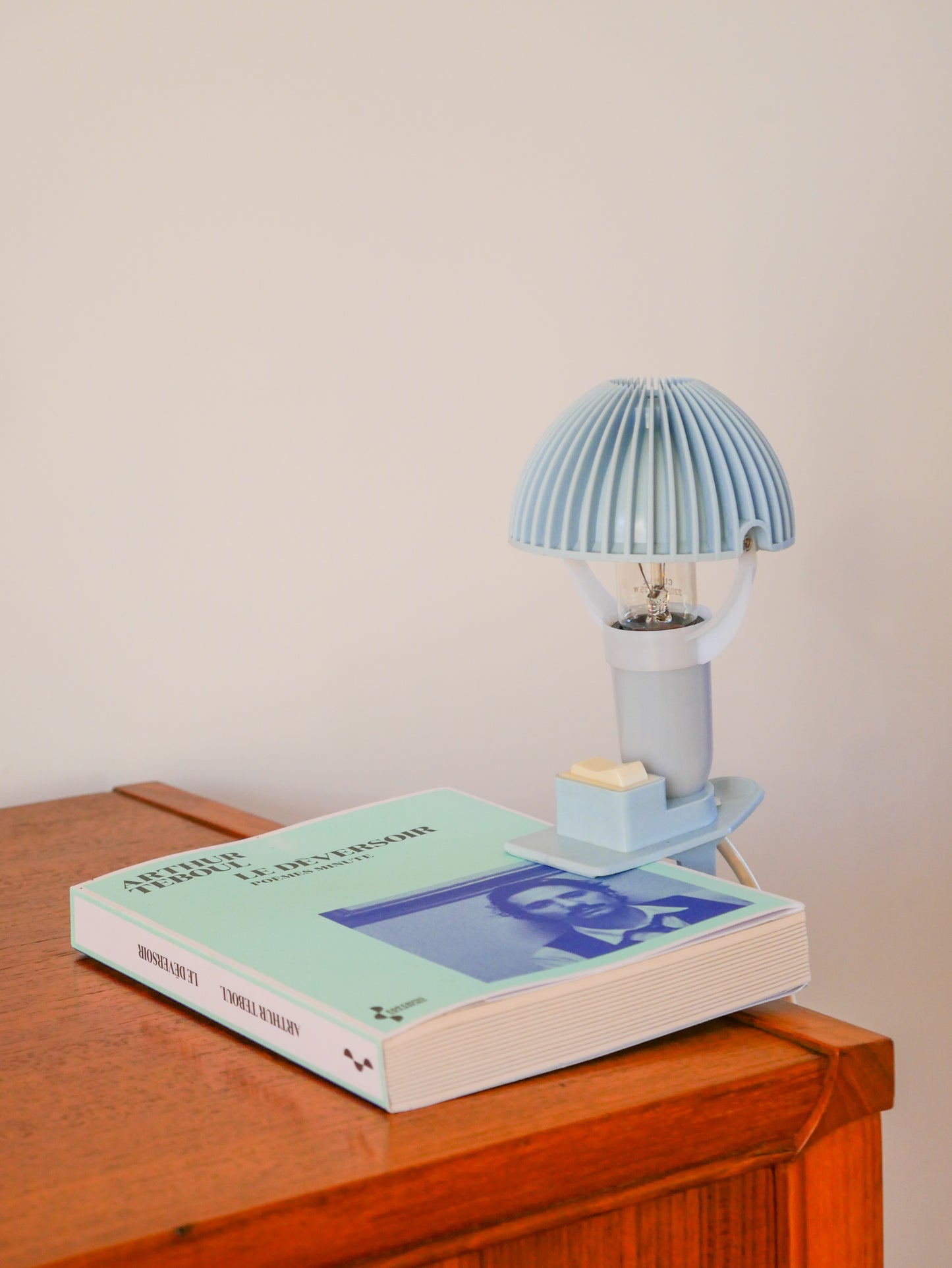 Lampe à clipser Salam, Baby Blue, 1970