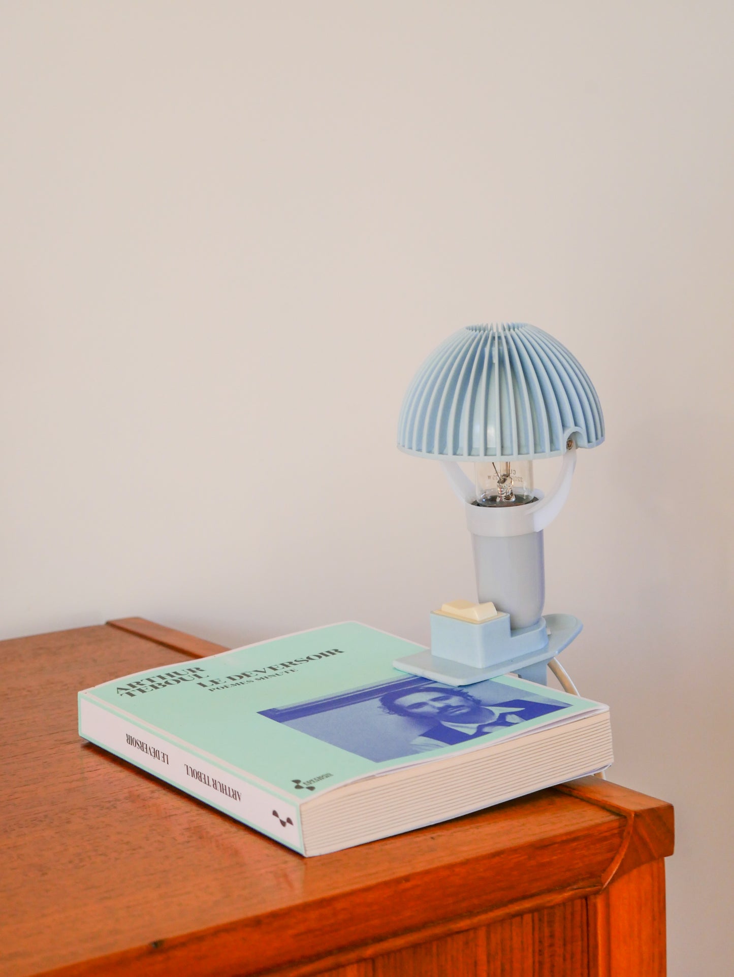 Lampe à clipser Salam, Baby Blue, 1970