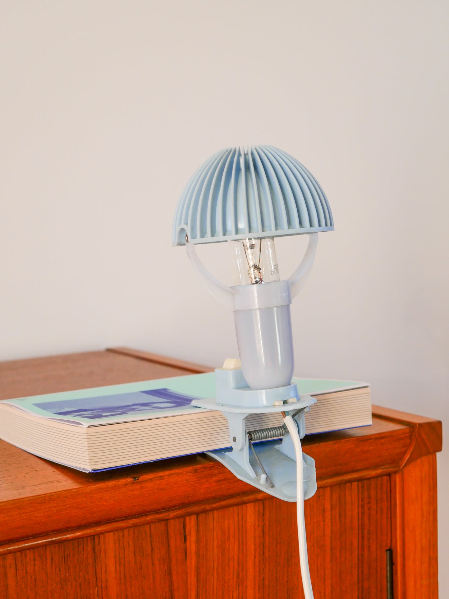 Lampe à clipser Salam, Baby Blue, 1970