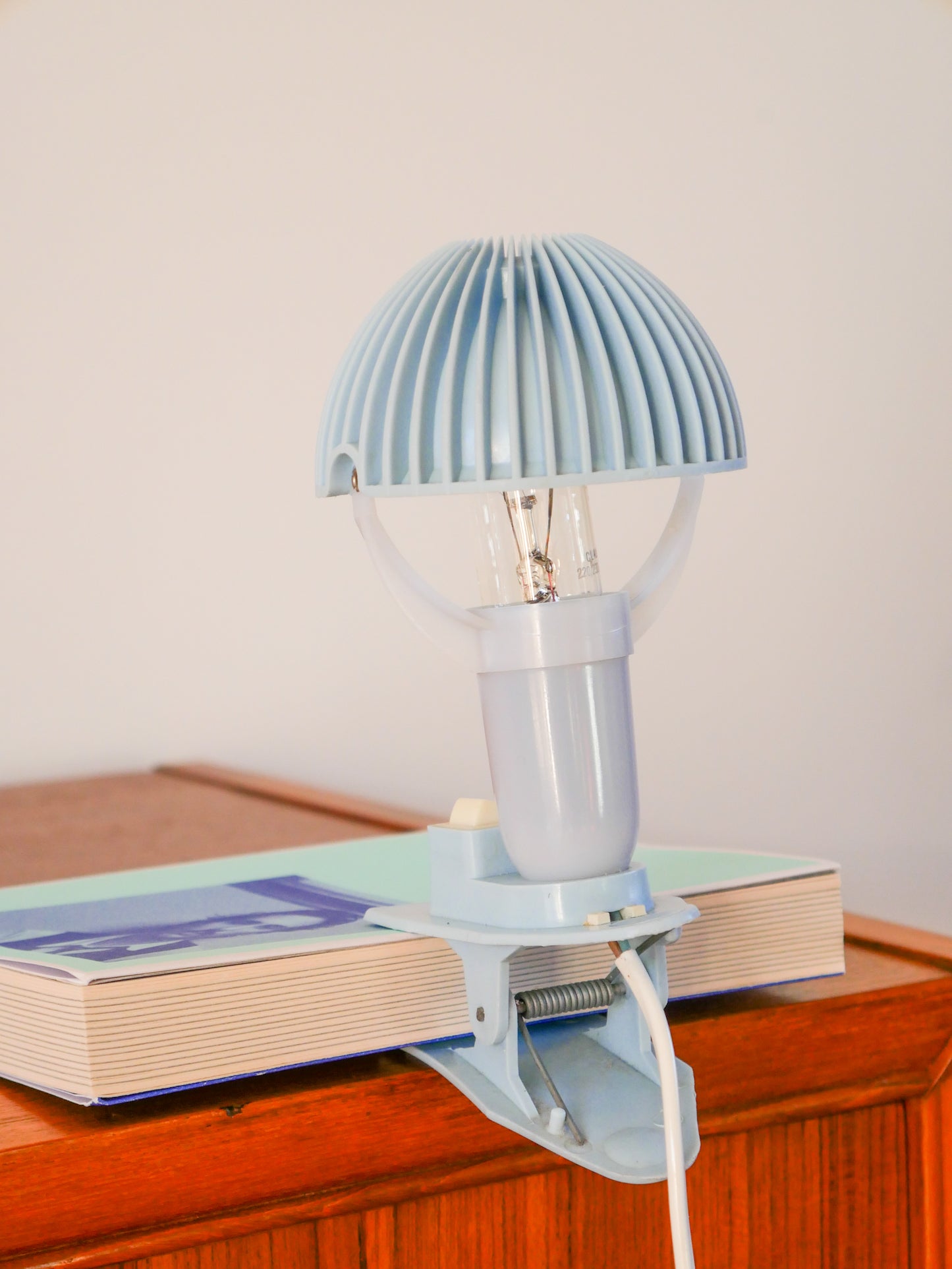 Lampe à clipser Salam, Baby Blue, 1970