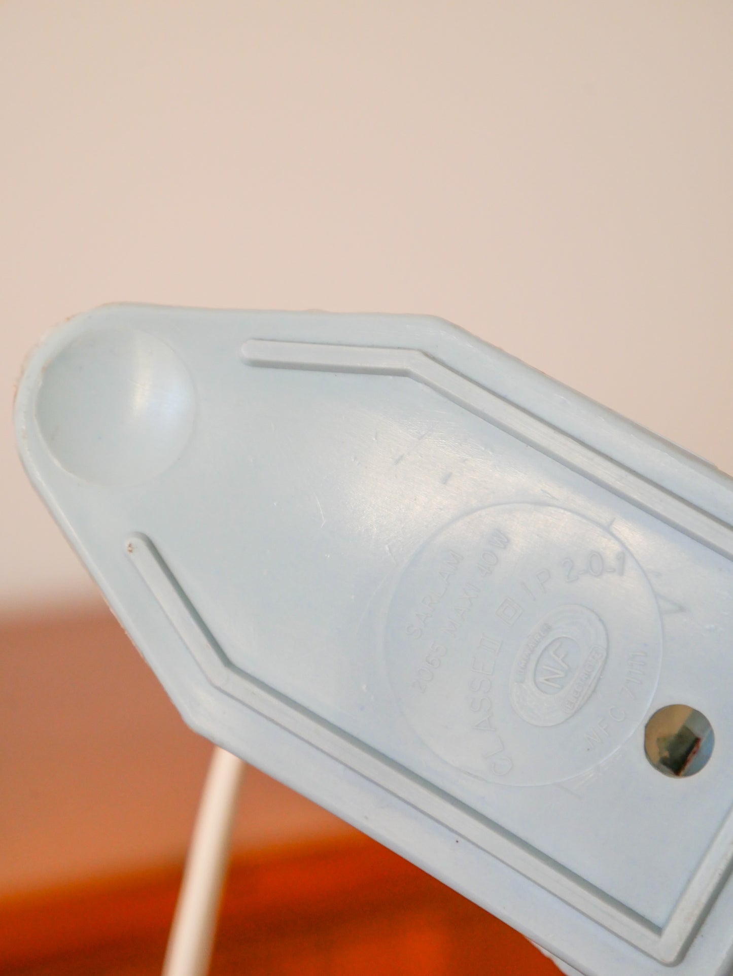 Lampe à clipser Salam, Baby Blue, 1970