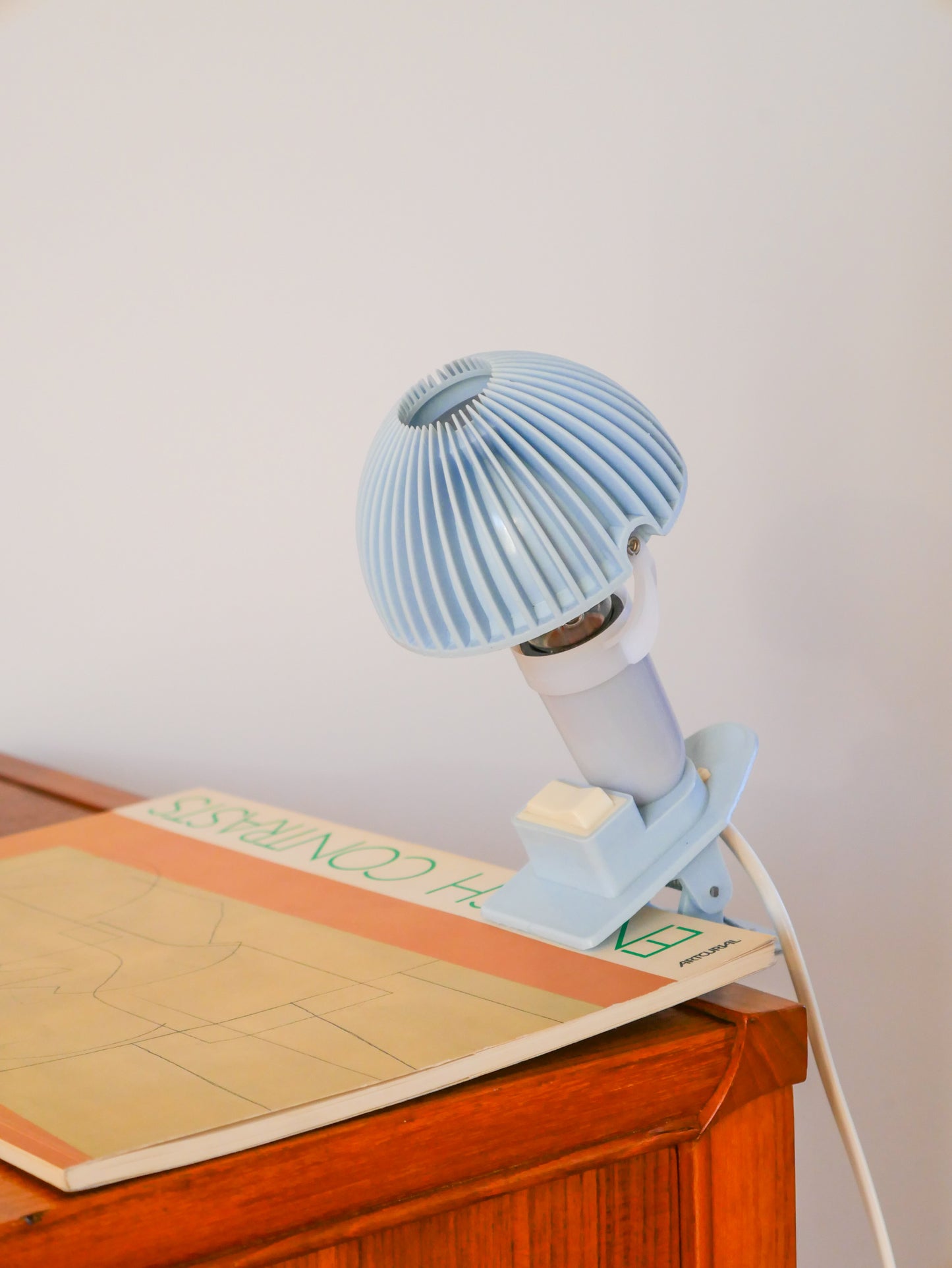 Lampe à clipser Salam, Baby Blue, 1970