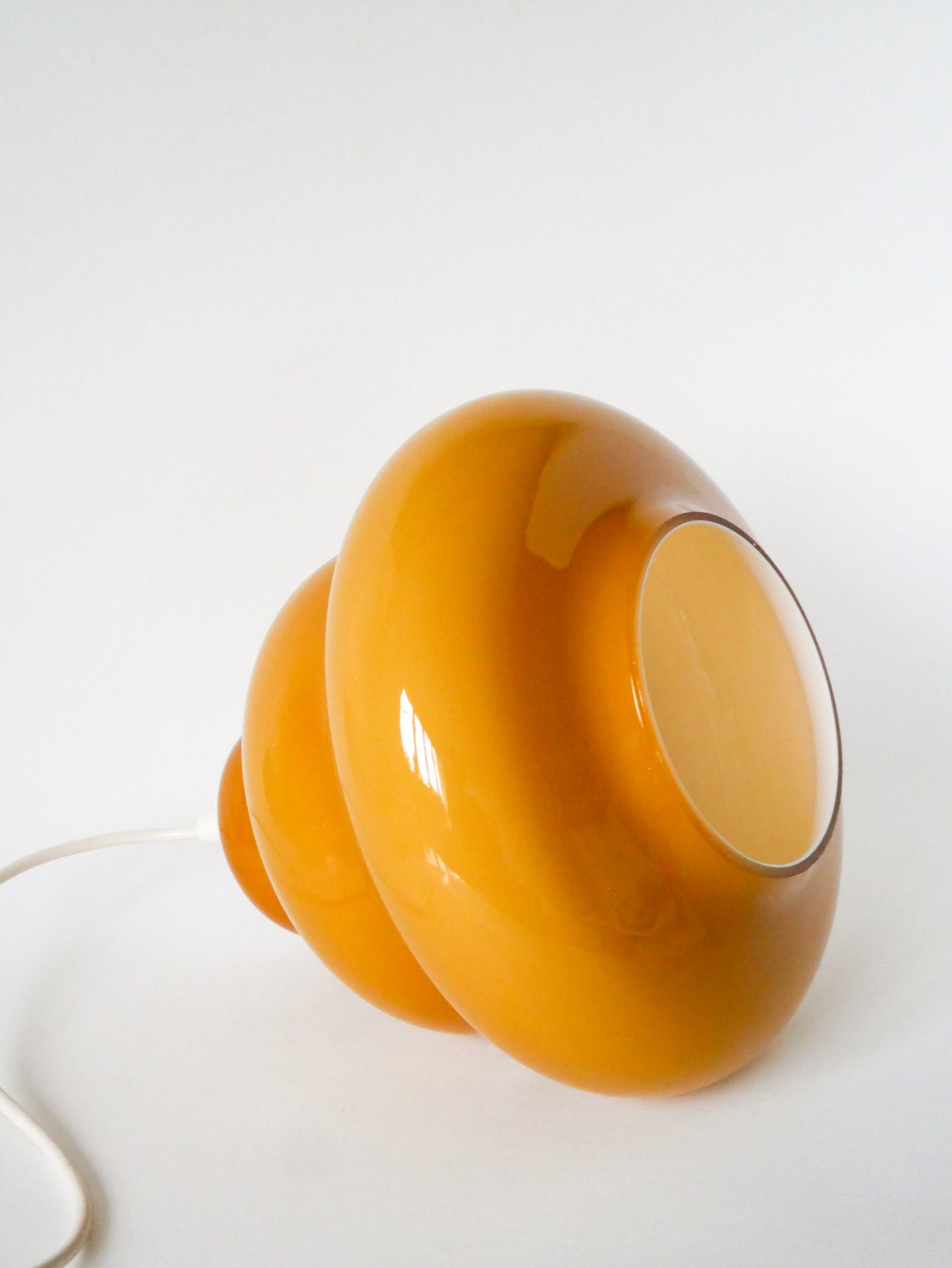 Suspension en opaline, Jaune, Bubble, Design, 1970