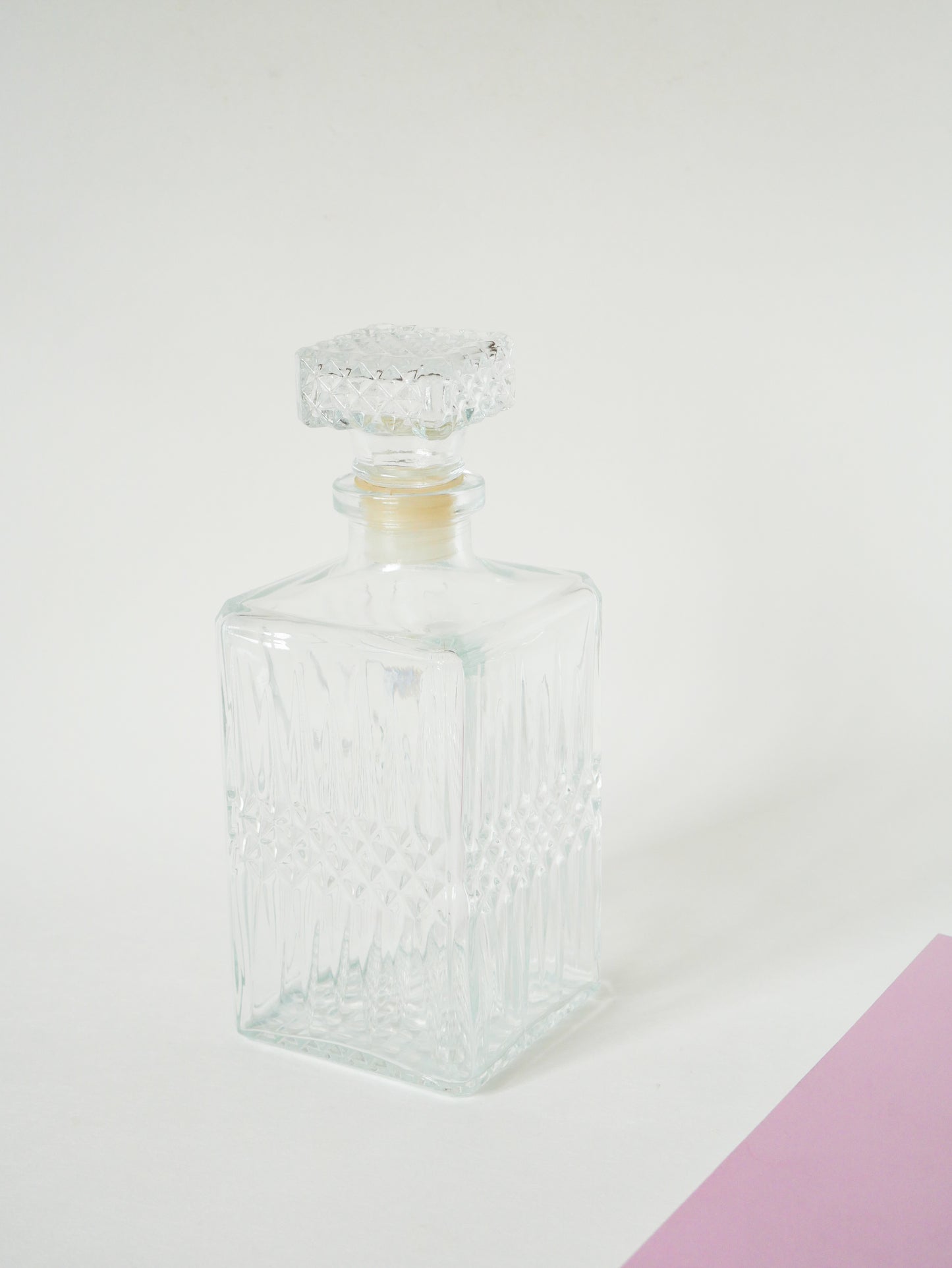 Carafe à whisky en verre ciselé, 1970