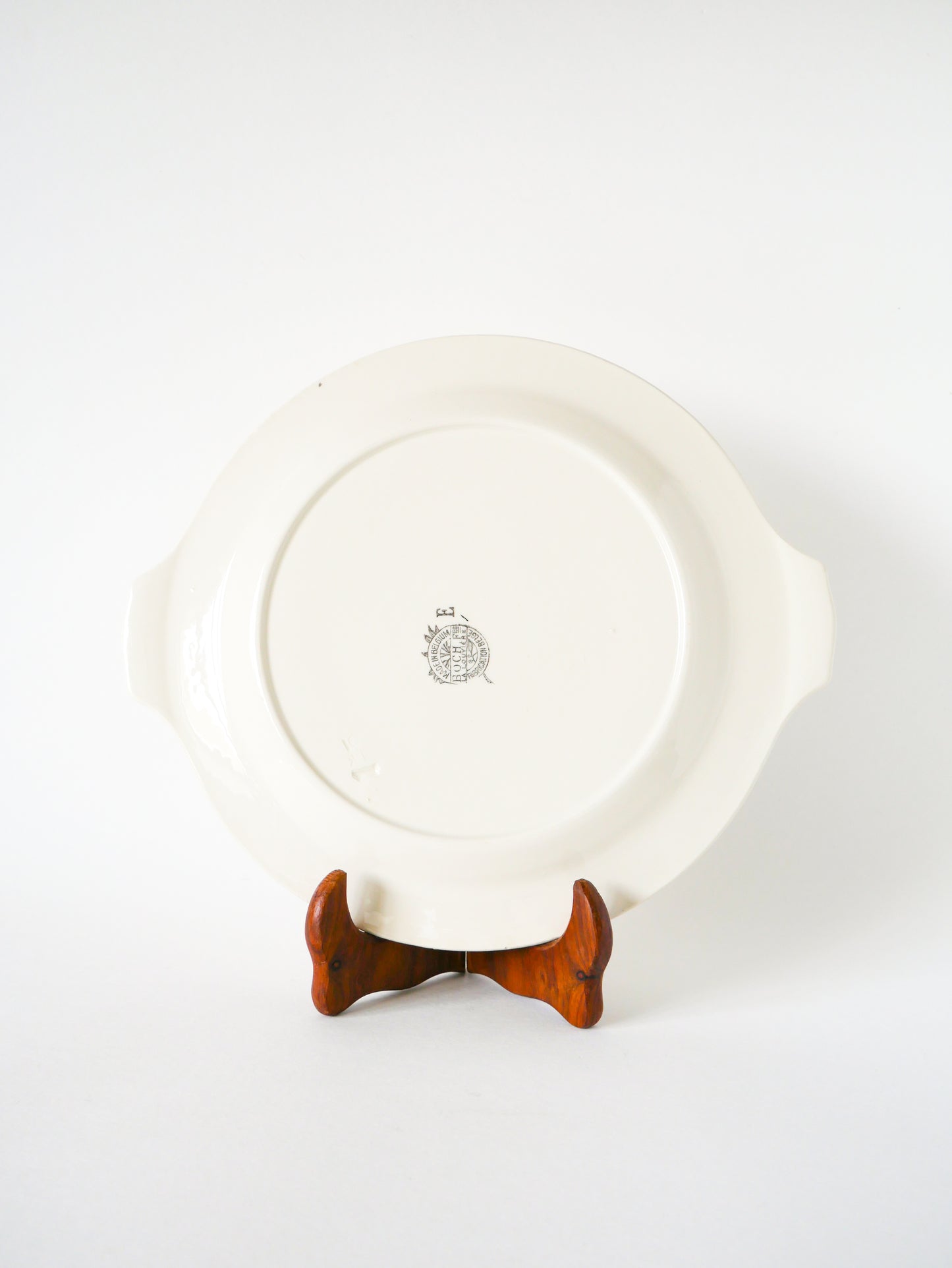 Plat à gâteau Villeroy.& Boch, Lignes, Orange et Argent, 1960