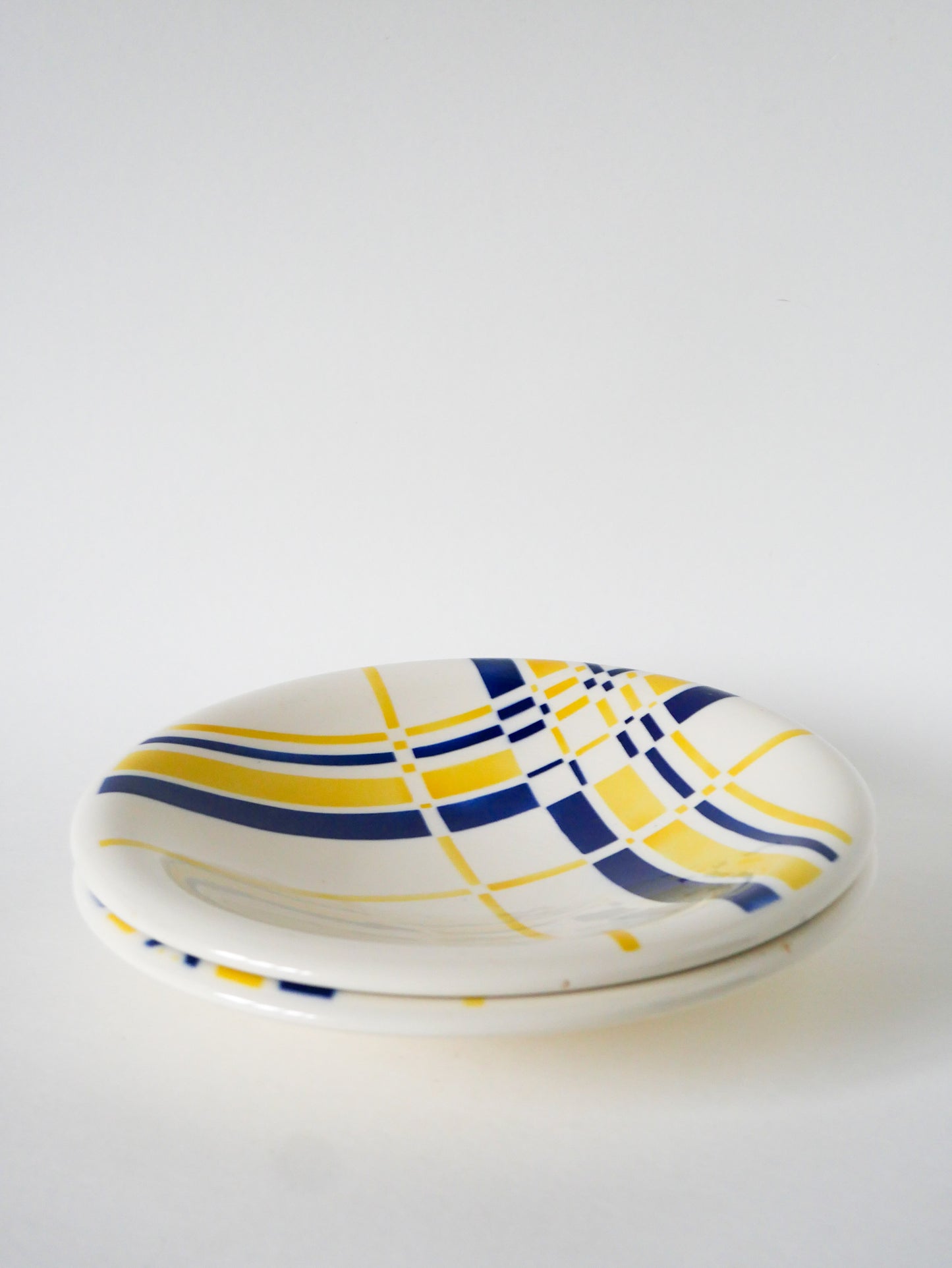 Paire de plats creux, Bleu & Jaune, Design, 1960