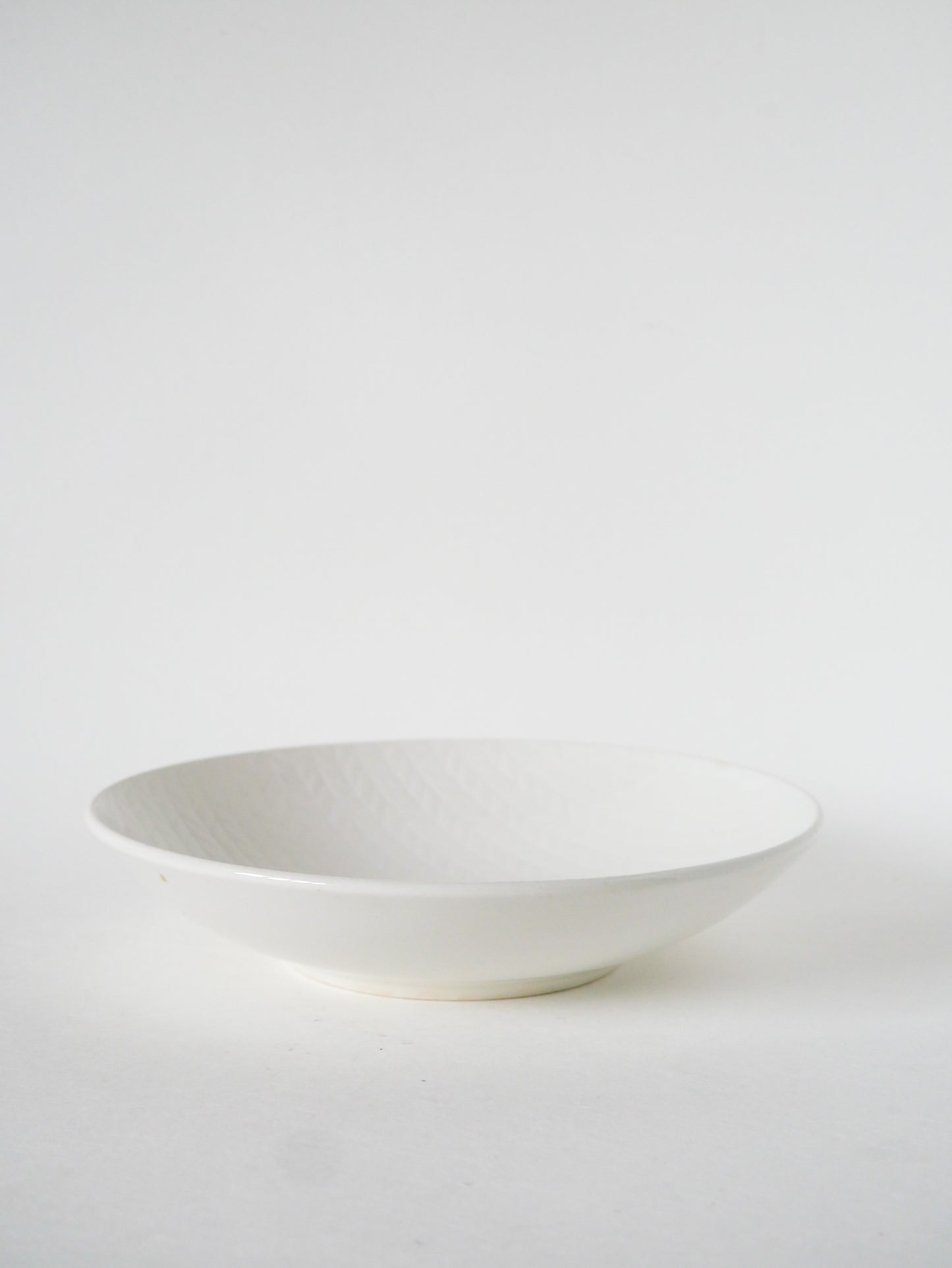 Plat rond de présentation Salins, Design, Blanc, 1960