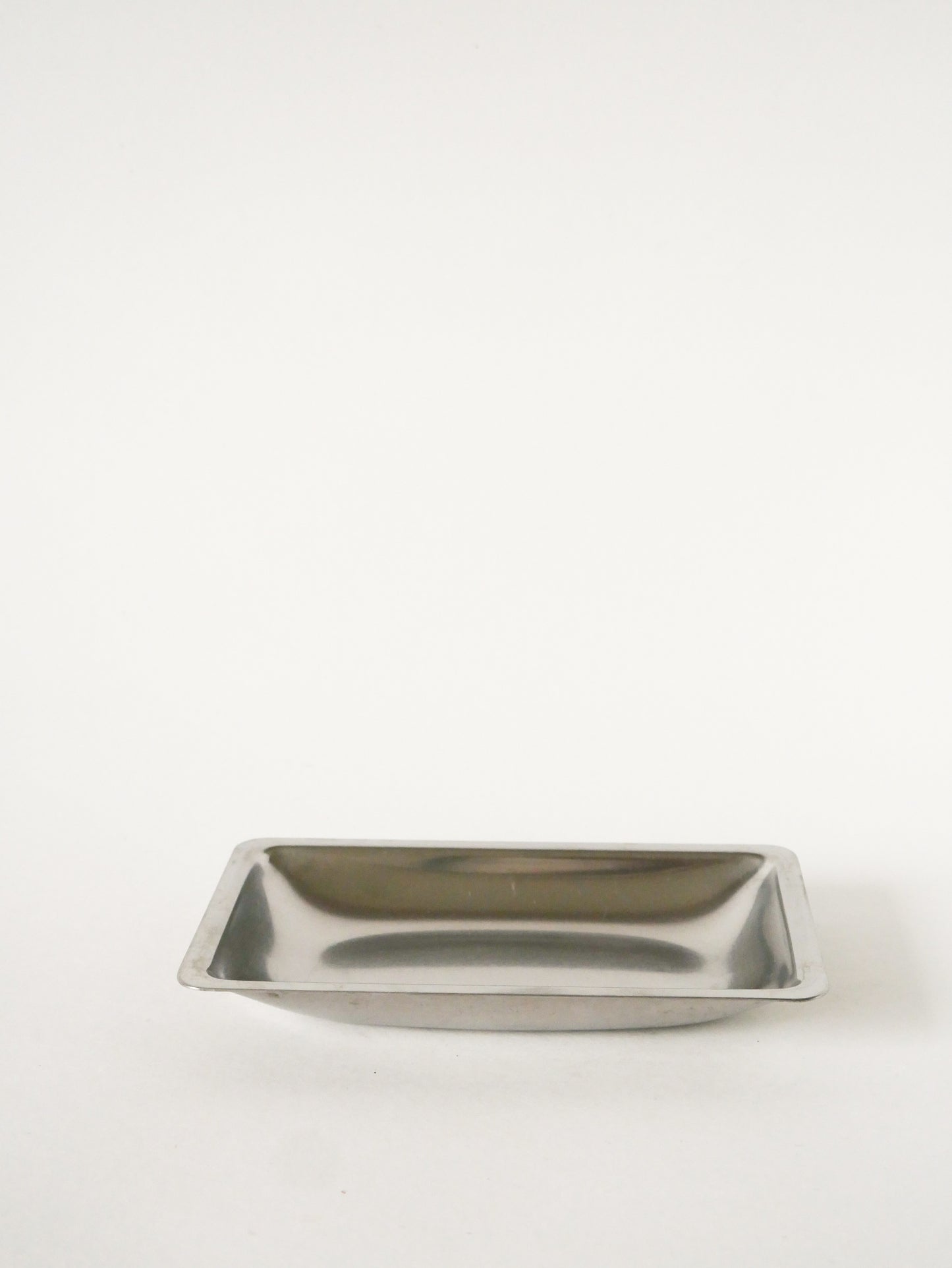 Petit plateau en inox, Made in Denmark, Design, 1970