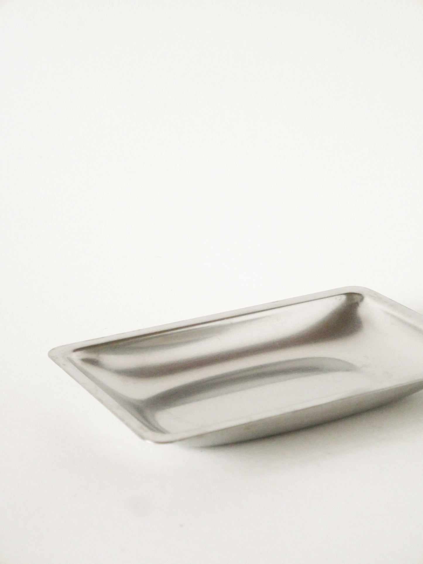 Petit plateau en inox, Made in Denmark, Design, 1970