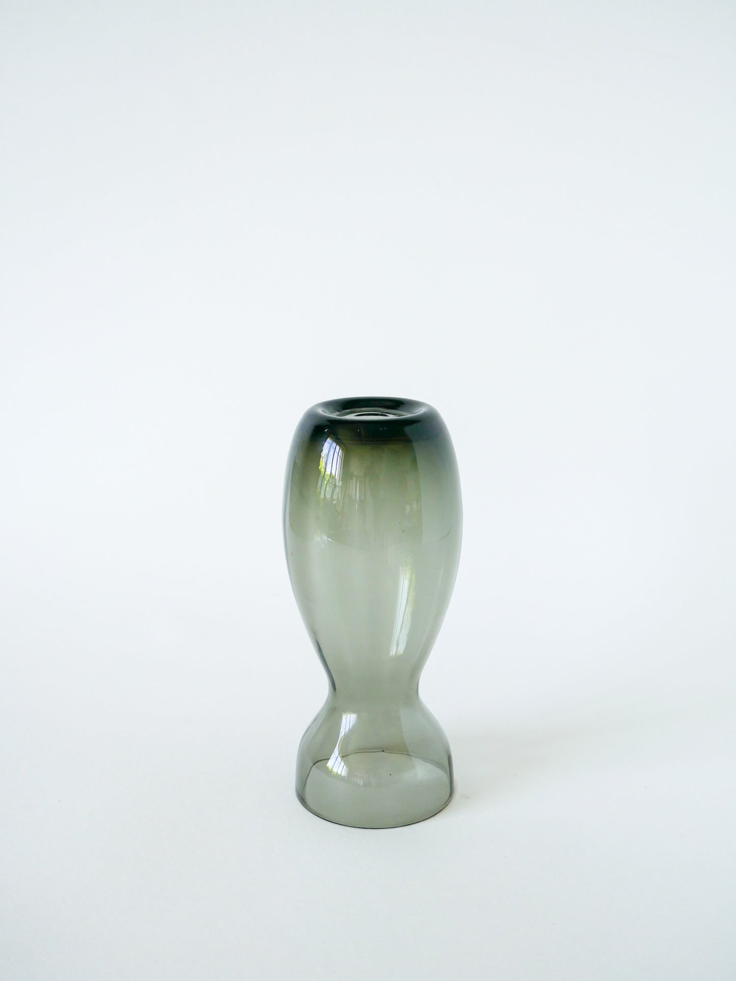 Vase en verre fumé, Design, 1970