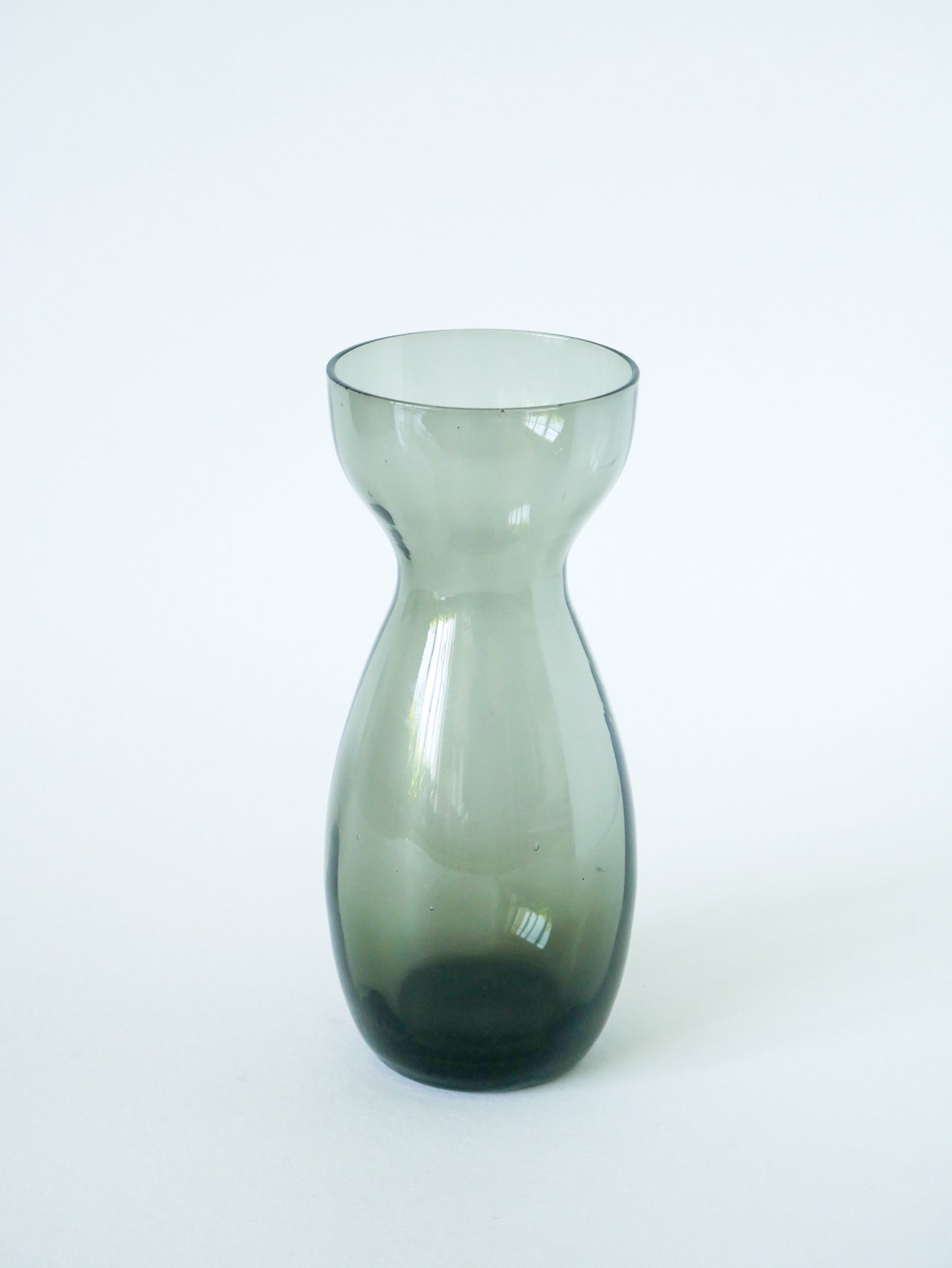 Vase en verre fumé, Design, 1970