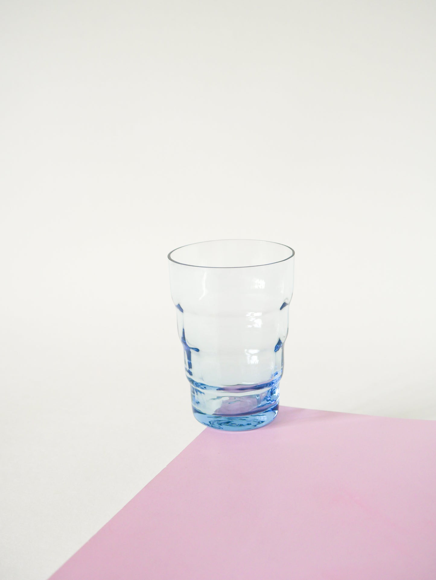 Lot de 4 verres à eau en verre bleu, Art Déco, 1930