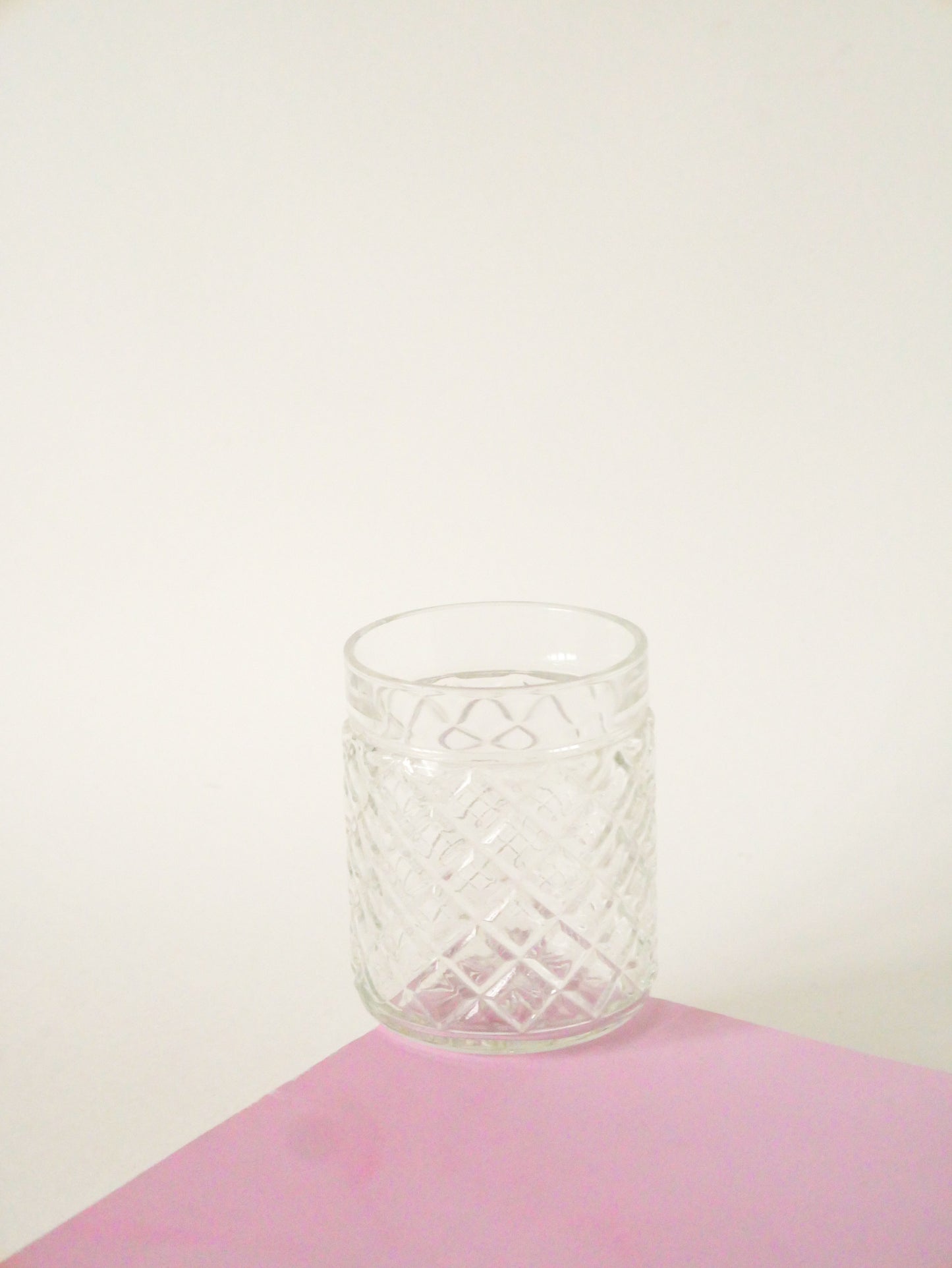 Ensemble de 4 verres à whisky facettés, 1970