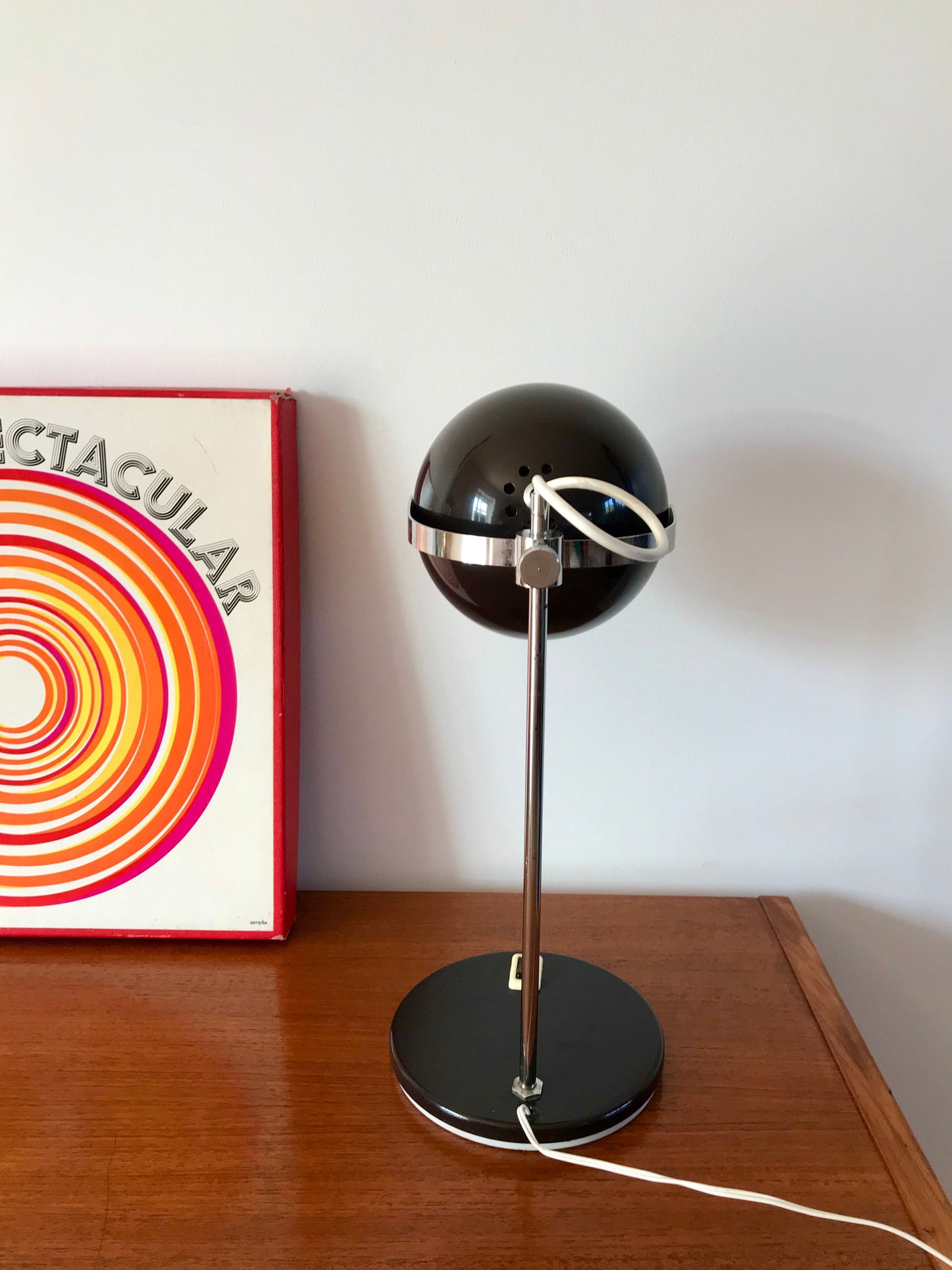 Lampe Eye Ball Space Age seventies années 70